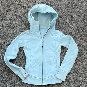 Lululemon Scuba Full Zip Hoodie - Powder Blue - 0